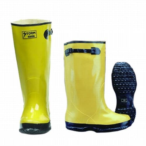 Johnson Wilshire YSLUSH-14 Yellow Rubber Slush Boots, Size 14 (700) - Mactool Shop