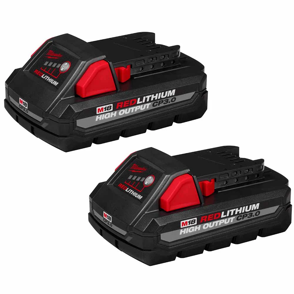 Milwaukee 48-11-1837 M18 REDLITHIUM HIGH OUTPUT CP3.0 Battery 2-Pack - Mactool Shop
