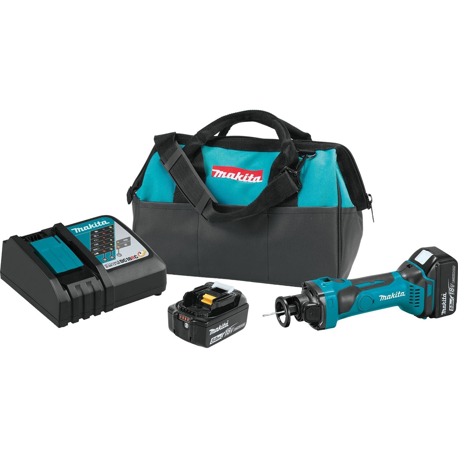 Makita XOC01T 18V LXT Lithium-Ion Cordless Cut-Out Tool Kit (5.0Ah) - Mactool Shop
