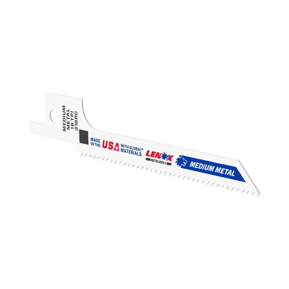 Lenox 20521318RC METALWOLF 3-5/8 in. 18 TPI Reciprocating Saw Blade (5 PK) - Mactool Shop