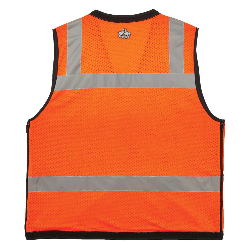 Ergodyne 23315 GloWear 8253HDZ Type R Class 2 Heavy-Duty Mesh Surveyors Vest, L/XL, HV Orange - Mactool Shop