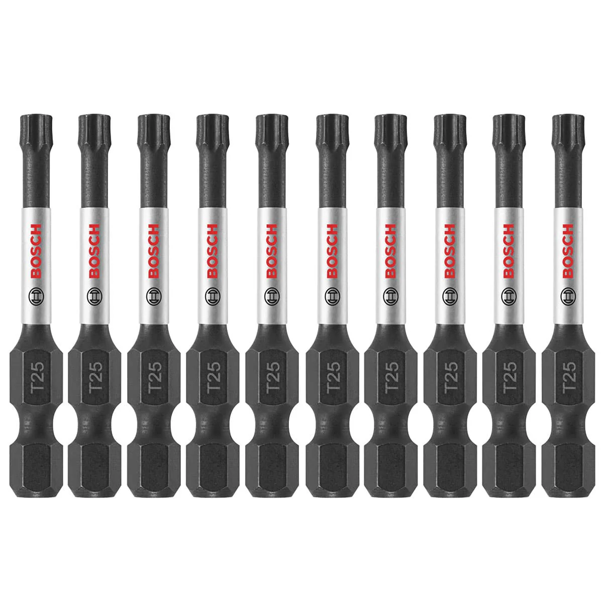 Bosch ITT252B 10 pc. Impact Tough 2 In. Torx #25 Power Bits (Bulk Pack) - Mactool Shop