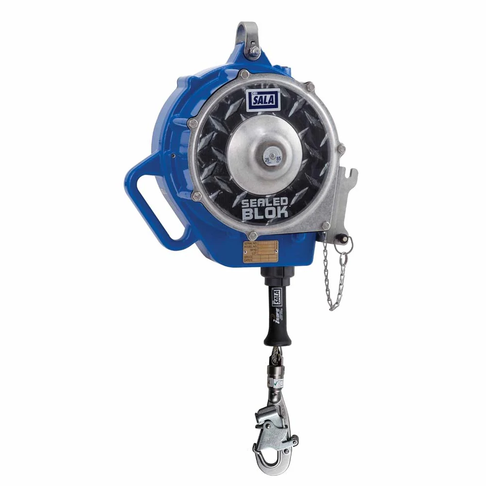 DBI Sala 3400168 Sealed-Blok 3-Way Retrieval Self-Retracting Lifeline with Bracket, Stainless Steel Cable, 85 '. OSHA - Mactool Shop