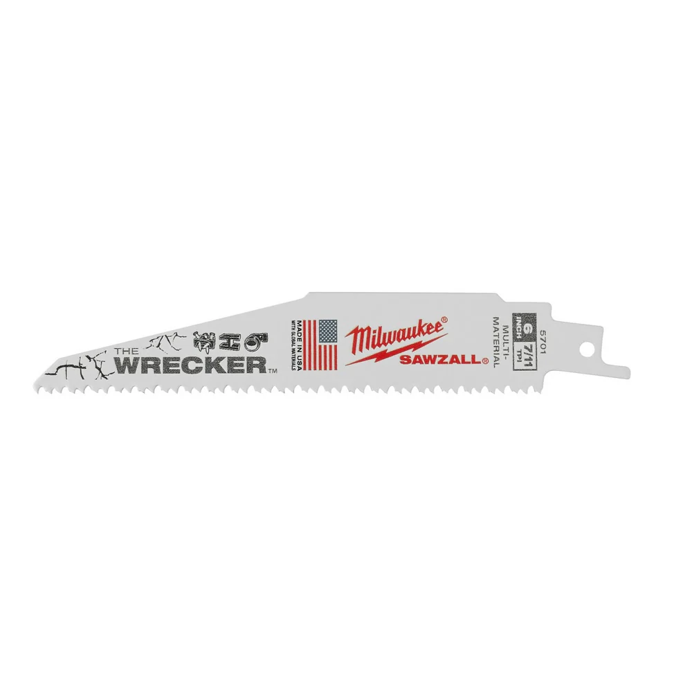 Milwaukee 48-00-5701 WRECKER Multi-Material SAWZALL Blade 6