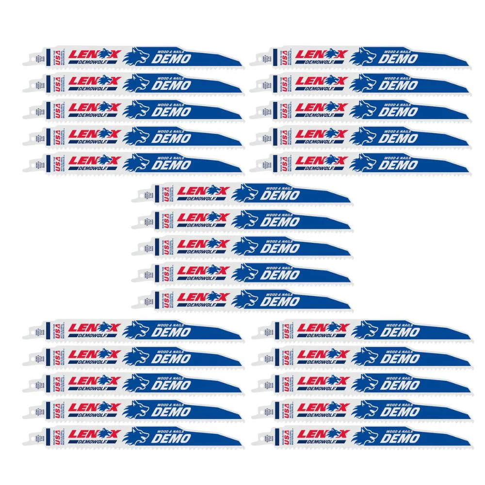 Lenox 20523B966R METALWOLF 3-5/8 in. 18 TPI Reciprocating Saw Blade 25 PK - Mactool Shop