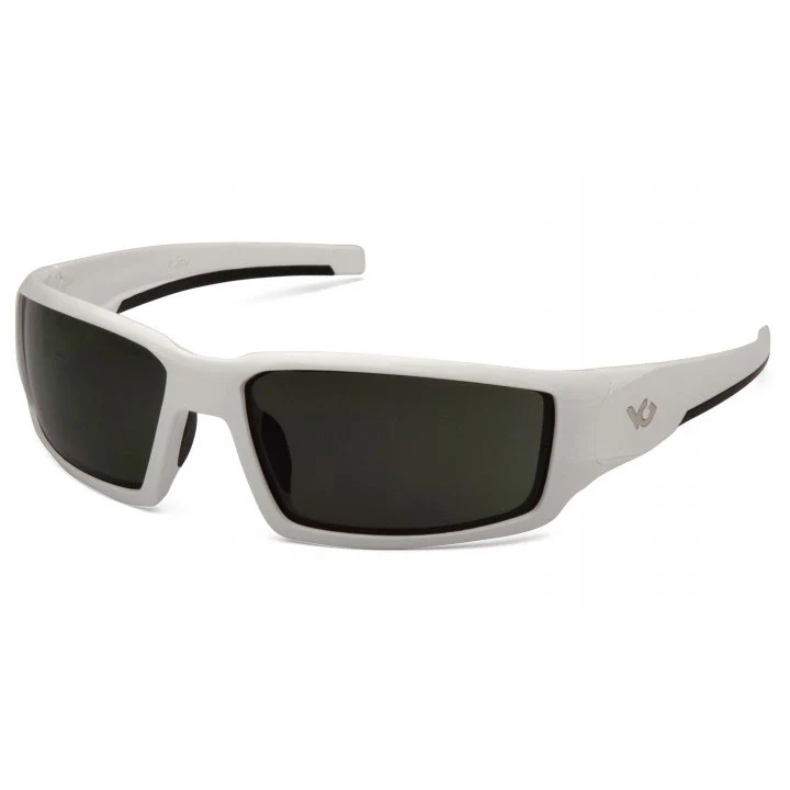 Pyramex VGSW522T Venture Gear - Pagosa- White Frame/Smoke Green Anti-Fog Lens - Mactool Shop