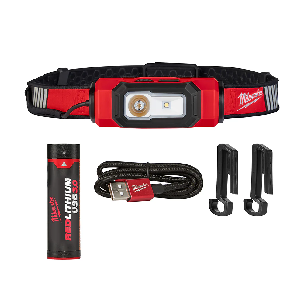 Milwaukee 2116-21 USB Rechargeable BEACON Hard Hat Light - Mactool Shop