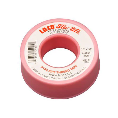 La-Co 44095 Slic-tite PTFE Thread Tape, 1/2” x 260”, 12 Pack, Pink - Mactool Shop