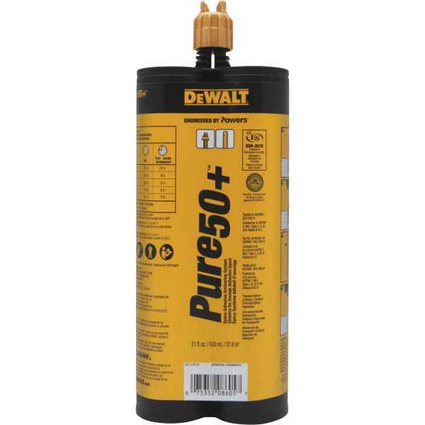 Powers 08605 Pure 50+ by Powers 21 fl. oz. 2-Component Epoxy Anchoring Adhesive - Mactool Shop