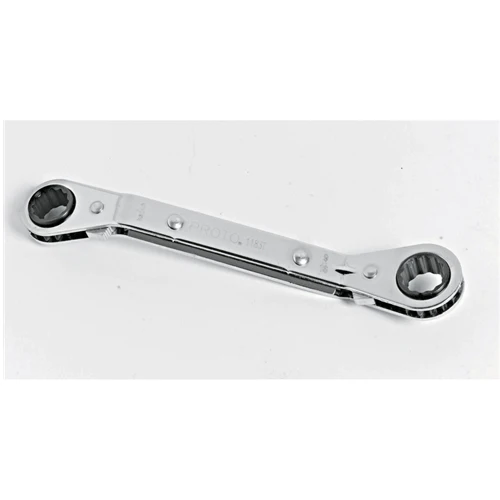 Proto J1186 5/8 X 3/4 12-Point Ratcheting Offset Box Wrench - Mactool Shop