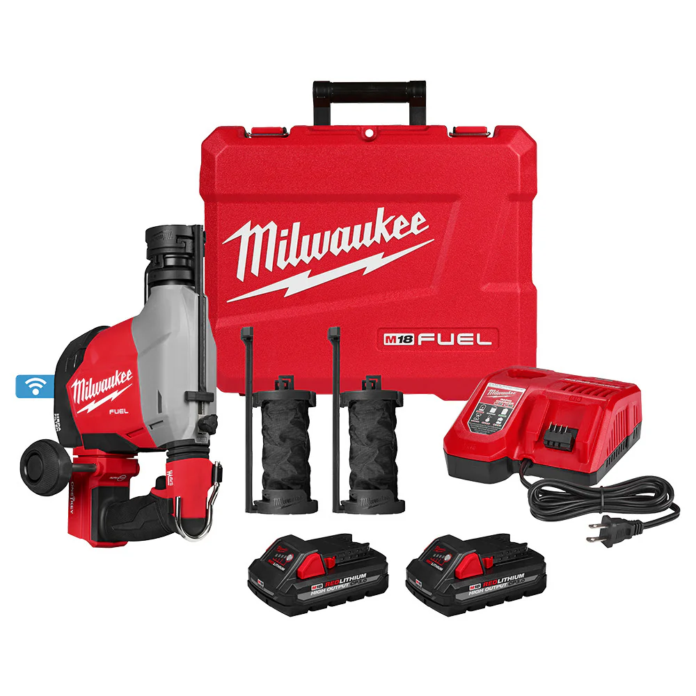 Milwaukee 3311-22 M18 FUEL Overhead Rotary Hammer w/ Integrated Dust Extraction - Mactool Shop