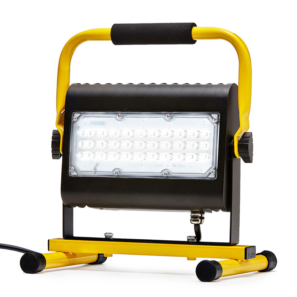 ProBuilt 411050 ProLight Slim 50-Watt LED Work Light Single Head Floor Stand - Mactool Shop