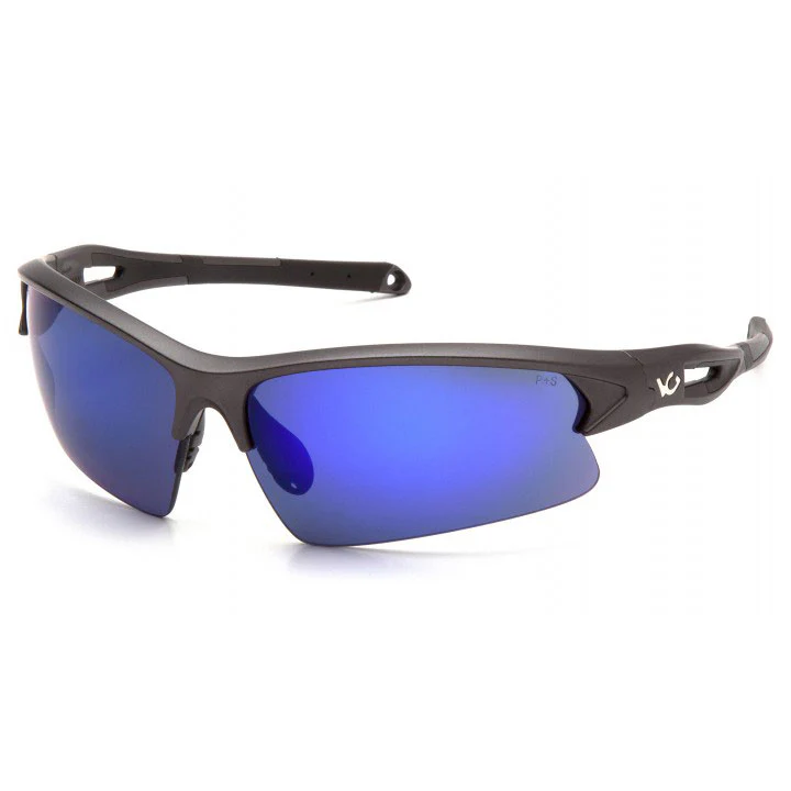 Pyramex VGSGM1665T Venture Gear - Gun Metal Frame/Ice Blue Mirror Anti-Fog Lens - Mactool Shop
