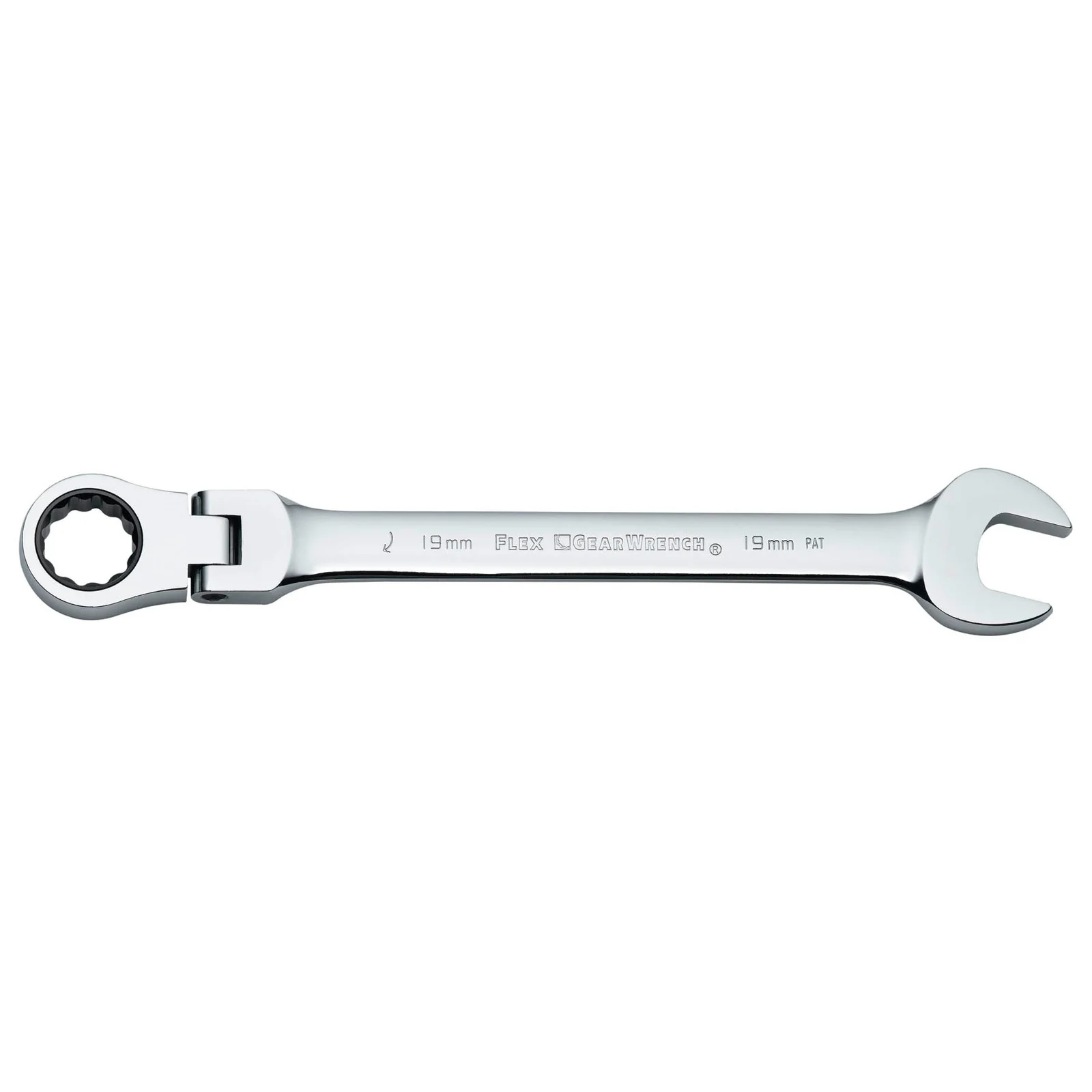 GearWrench 9919D 19mm Flex Head Combination Ratcheting Wrench - Mactool Shop
