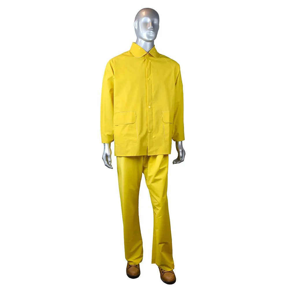 Radians RS01-NSYV-M ERW 35 3-Piece Economy Rainsuit, Yellow, Medium - Mactool Shop