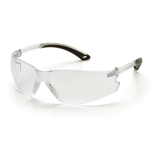 Pyramex S5810ST Itek Eyewear Clear Anti-Fog Lens Safety Glasses with Clear Temples - Mactool Shop