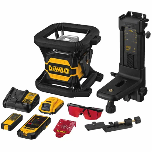 Dewalt DW080LRS 20V MAX Tool Connect Red Tough Rotary Laser - Mactool Shop