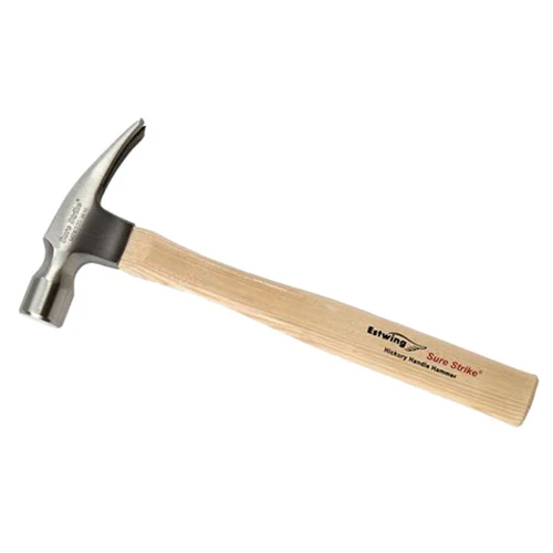EstWing MRW20S 20 oz Sure Strike shinglers hammer with fixed blade, replaceable gauge and hickory handle - Mactool Shop