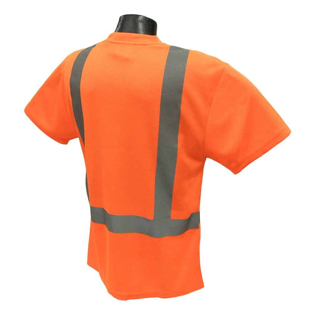 Radians ST11-2POS-M Medium Class 2 TShirt w/ Moisture Wicking Orange - Mactool Shop