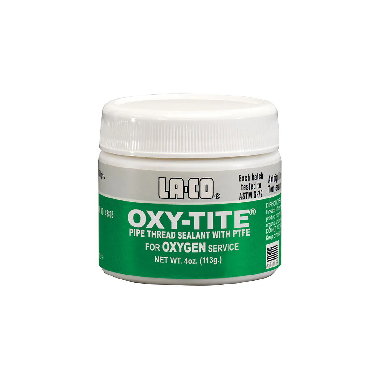La-Co 42805 Oxy-Tite Pipe Thread Sealant, 4 oz, 6 Pack - Mactool Shop