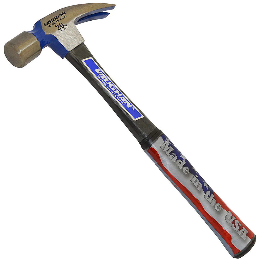 Vaughan FS999 20 Oz. Straight Claw Hammer Fiberglass Hammer - Mactool Shop