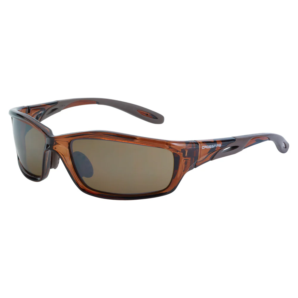 Crossfire Infinity HD brown mirror lens, Crystal brown frame - Mactool Shop