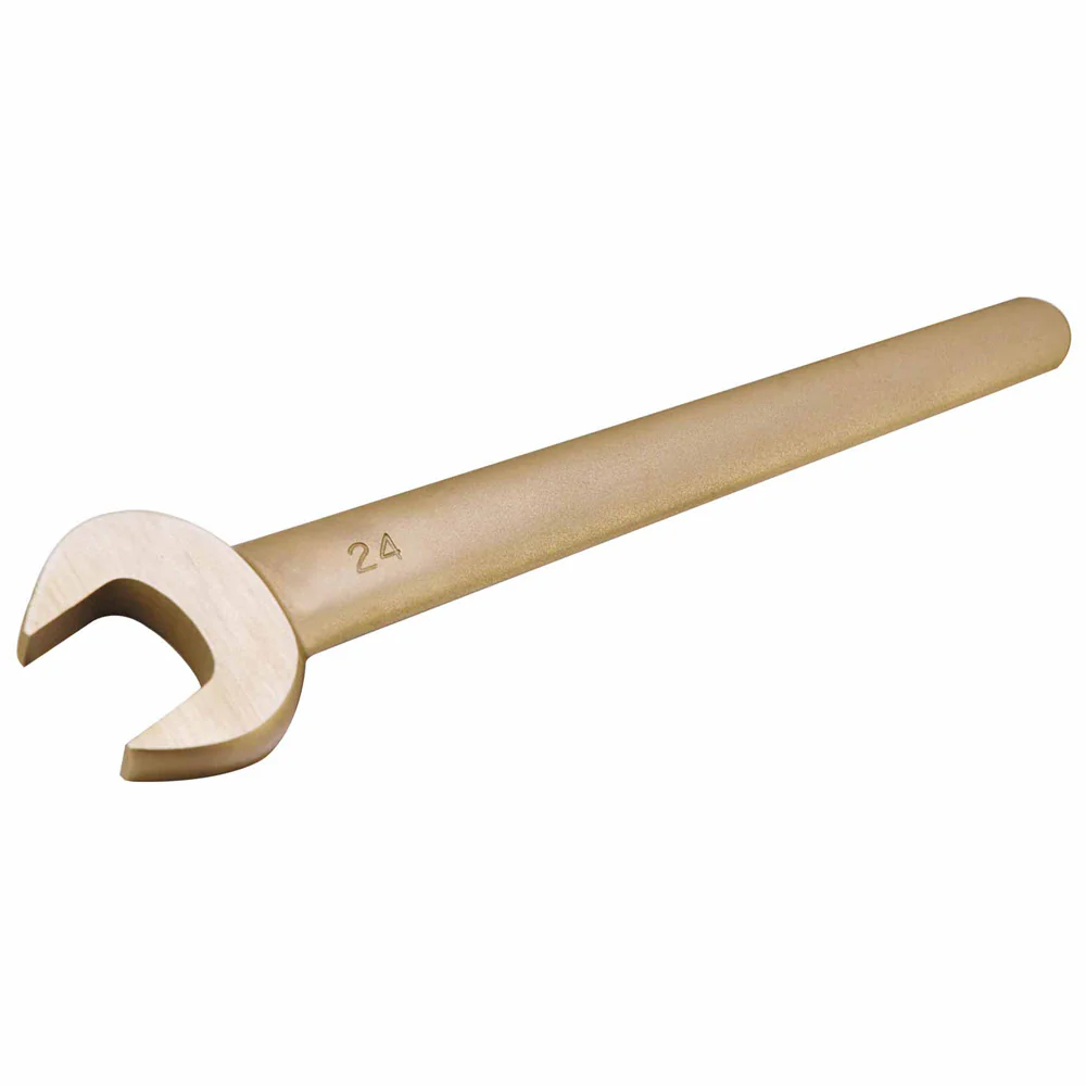 CS Unitec Ex205-32A Aluminum Bronze Non-Sparking, Low-Magnetism, Corrosion Resistant Open End Wrench 32 mm - Mactool Shop