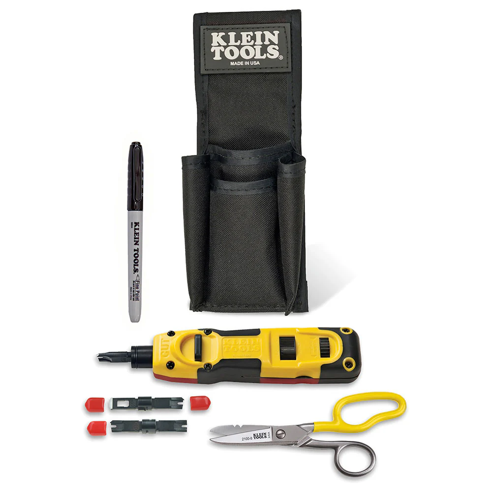 Klein VDV027-813 LAN Installer Starter Kit, Punchdown - Mactool Shop