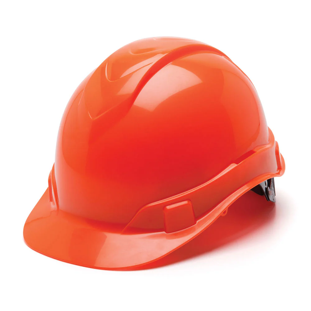 Pyramex HP46141 Ridgeline Cap Hard Hat, 6 Pt Ratchet Suspension, Hi Vis Orange - Mactool Shop