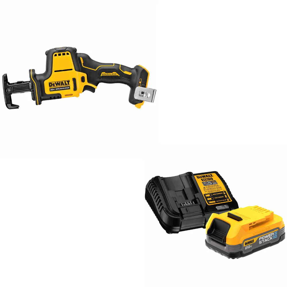 DeWalt DCS369B 20V MAX Recip Saw W/ FREE DeWalt DCBP034C 20V MAX Starter Kit - Mactool Shop