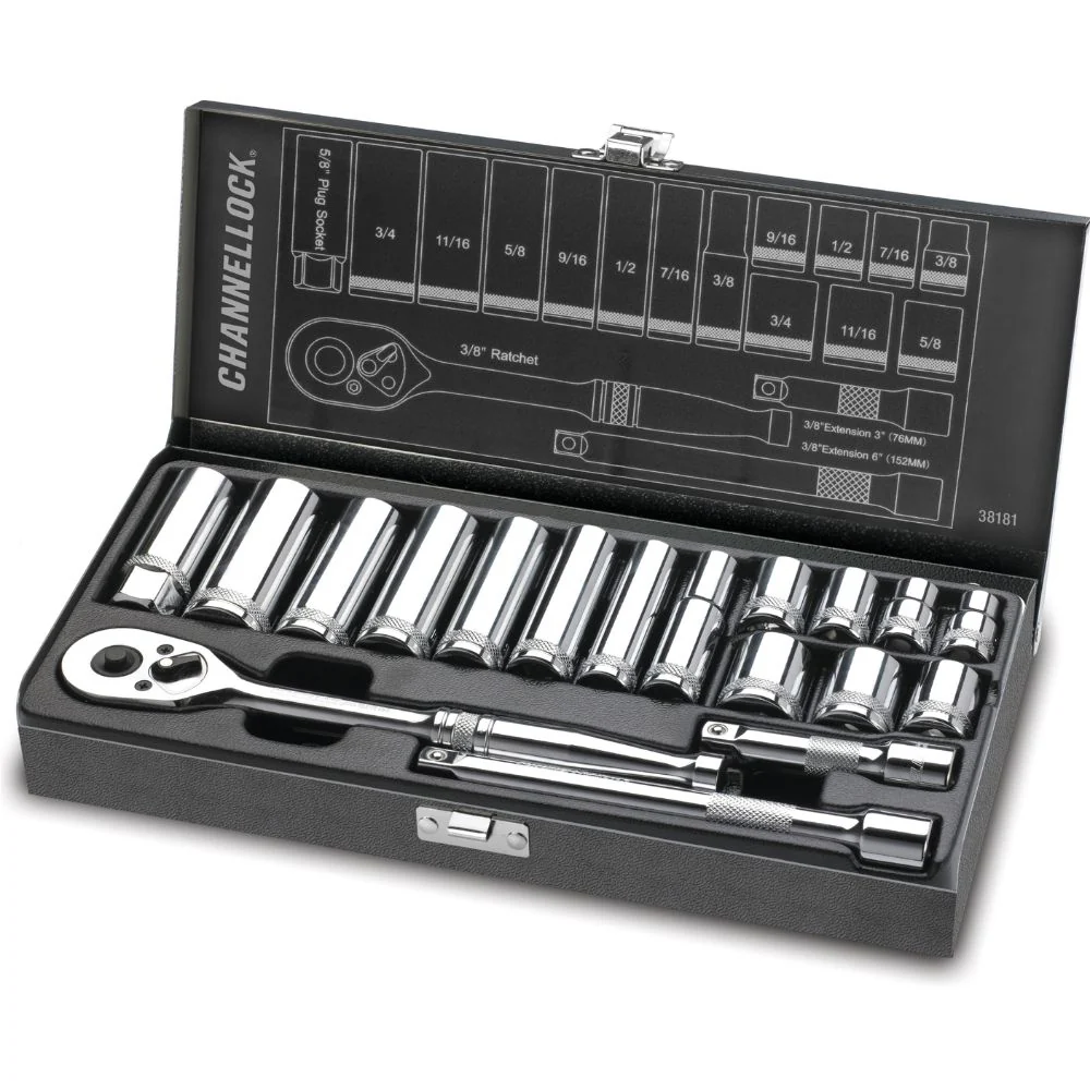 Channel Lock 38181 18-Piece 3/8