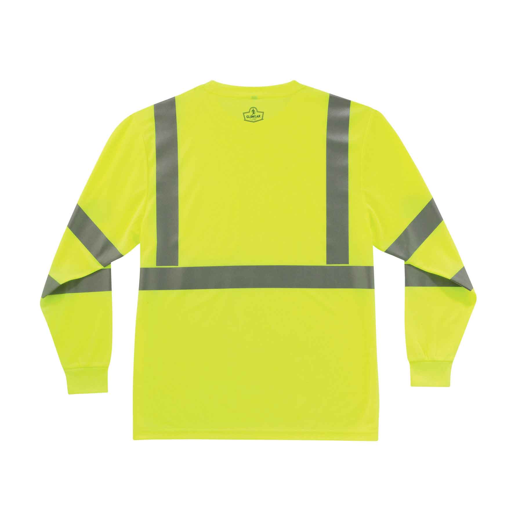 Ergodyne 21705 GloWear 8391 Type R Class 3 Long Sleeve T-Shirt, XL, HV Lime - Mactool Shop