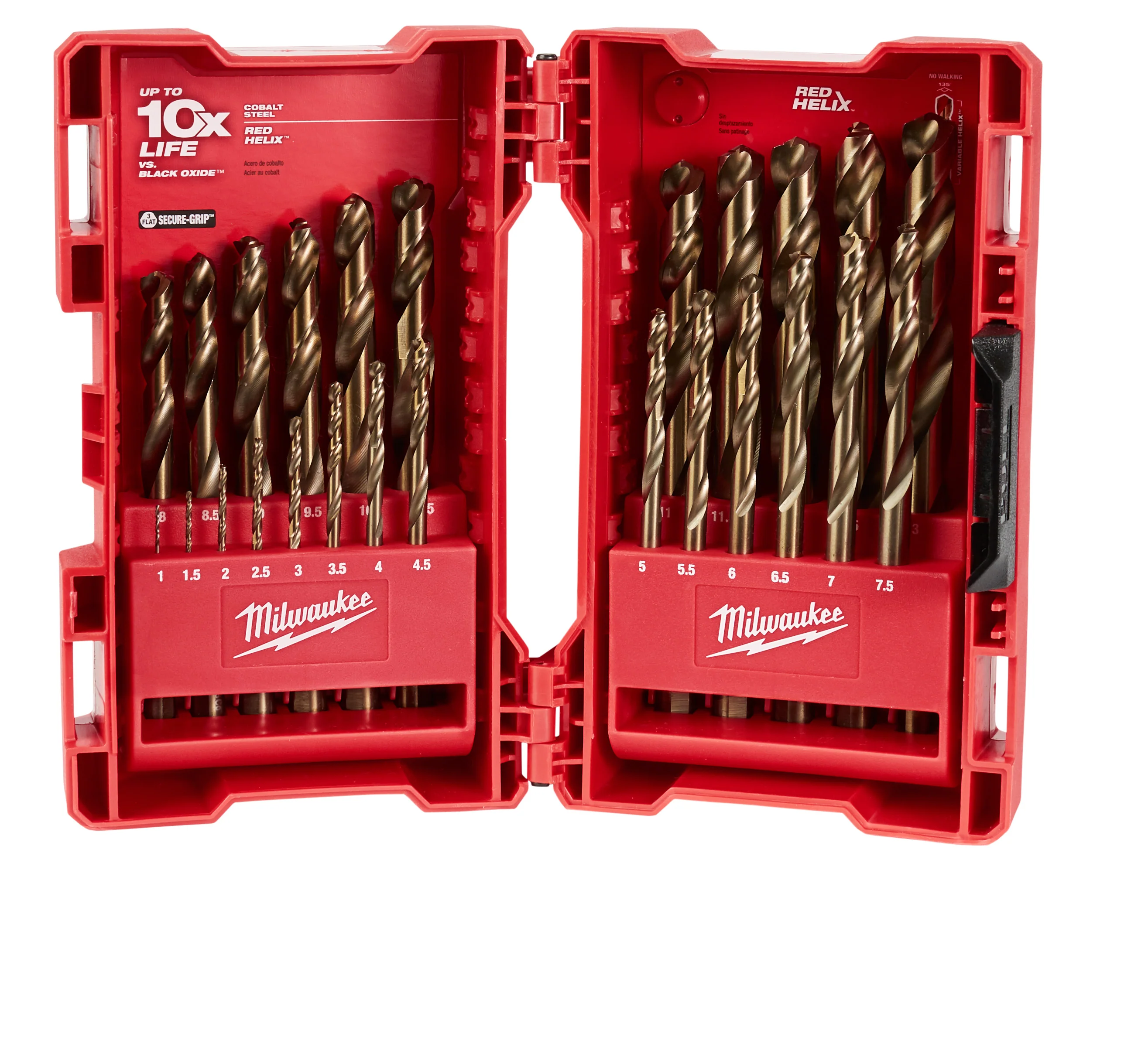 Milwaukee 48-89-2531 25-Piece Metric COBALT RED HELIX™ Kit - Mactool Shop