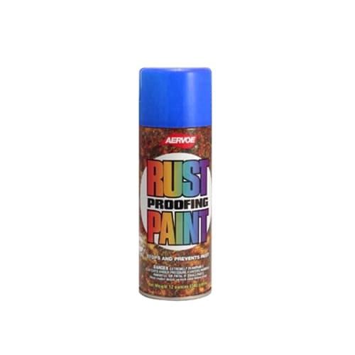Aervoe 303 12 oz. Safety Blue DTM Rust Proof Enamel Any-Way Paint - Mactool Shop