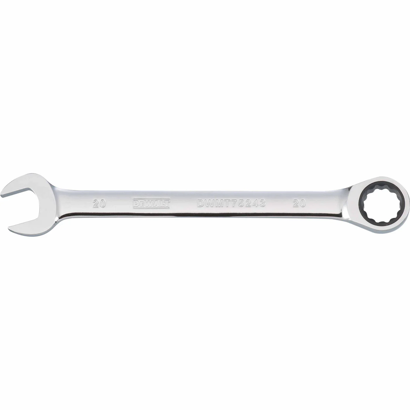 Dewalt DWMT75243OSP Mechanics Ratcheting Combination Wrench 20 MM - Mactool Shop