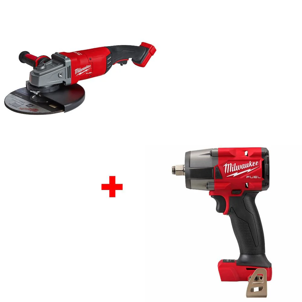 Milwaukee 2785-20 M18 FUEL Angle Grinder w/ FREE 2962-20 M18 Impact Wrench - Mactool Shop