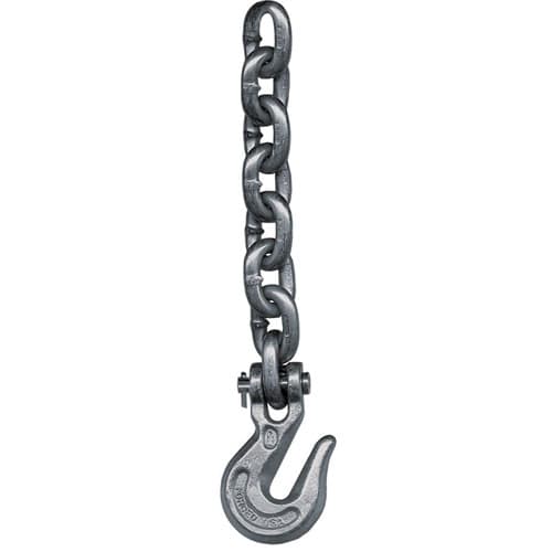 Lift All 16006 G43 Domestic Binder Chain with Welded Grab Hook, 3/8