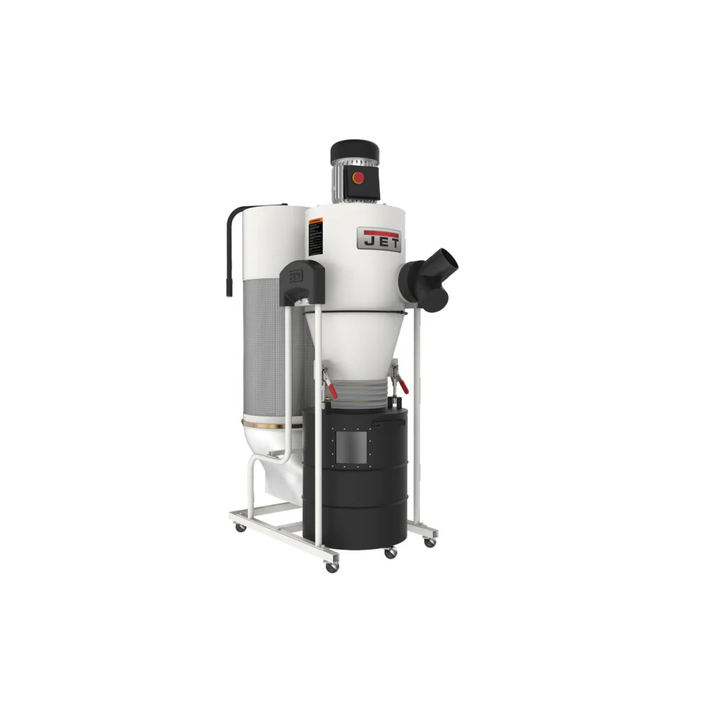 Jet JT9-717515 JCDC-1.5 Cyclone Dust Collector, 1.5HP, 115V - Mactool Shop