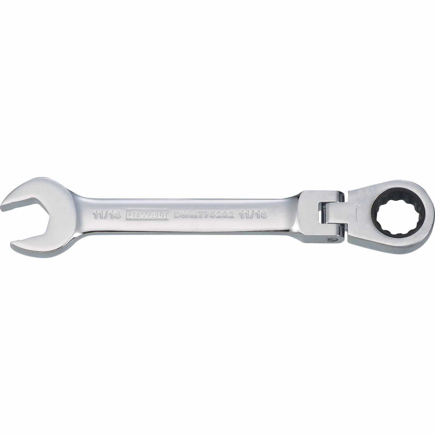 Dewalt DWMT75202OSP Mechanics Flat Head Ratcheting Combination Wrench 11/16