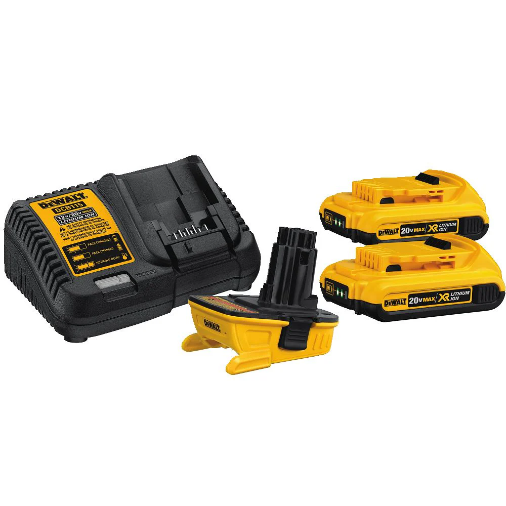DeWalt DCA2203C 20V MAX Battery Adapter Kit for 18V Tools - Mactool Shop