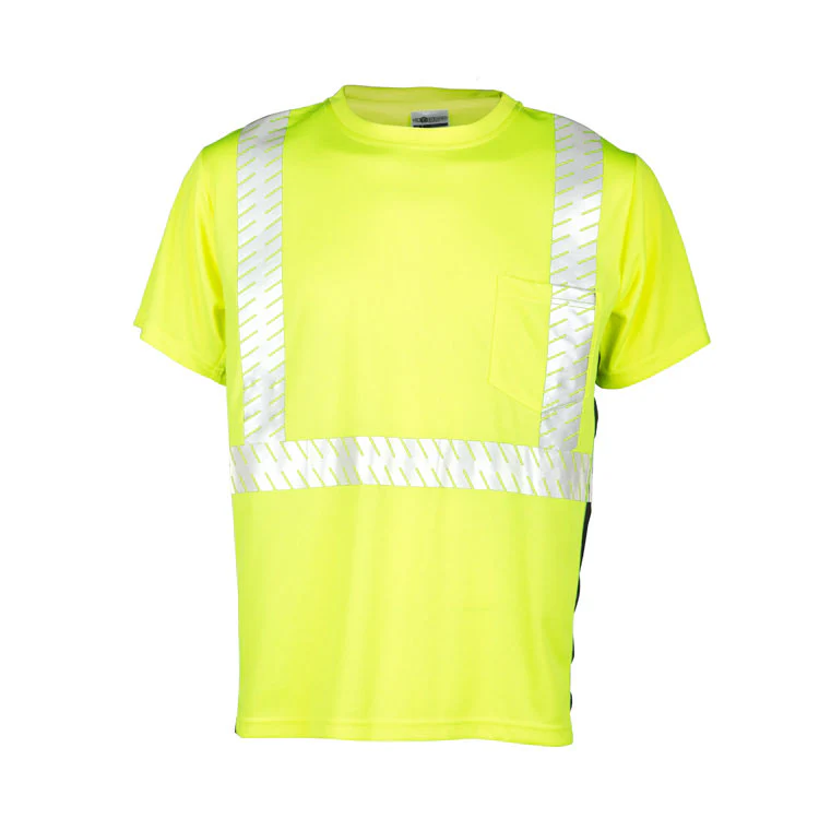 ML KISHIGO 9114-L Hi-Vis Lime T-Shirt, Class 2, Large - Mactool Shop