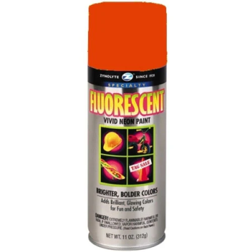 Aervoe Z1419 11 oz. Fluorescent Red-Orange Zynolyte Spray Paint - Aerosol - Mactool Shop