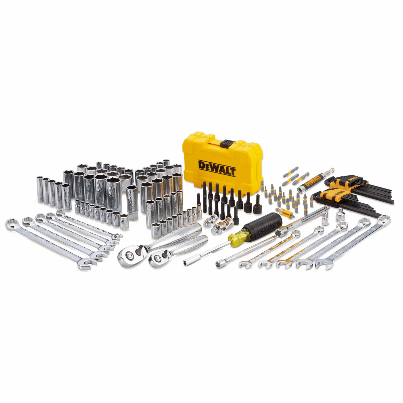 Dewalt DWMT73802 142 Piece Mechanics Hand Tool Set with Case - Mactool Shop
