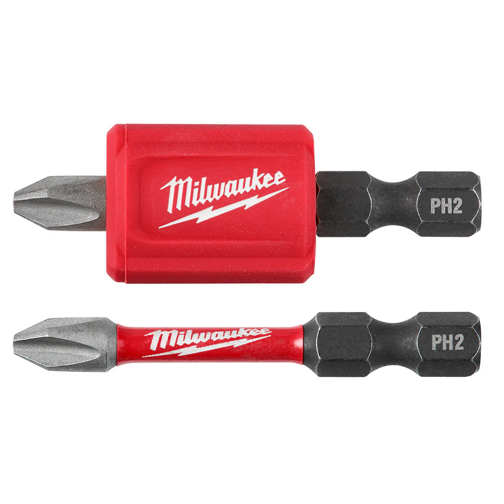 Milwaukee 48-32-4550 SHOCKWAVE Impact Duty Magnetic Attachment and PH2 Bit Set - 3PC - Mactool Shop