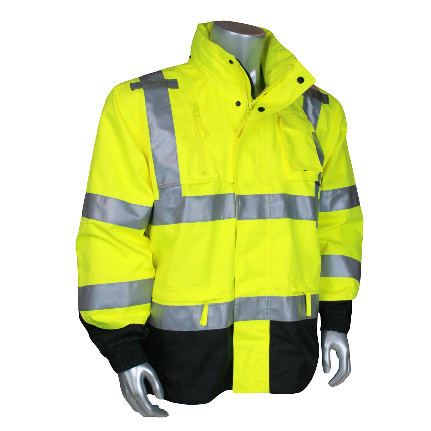 Radians RW32-3Z1Y-M Medium Class 3 Heavy Duty Rain Jacket - Green - Mactool Shop