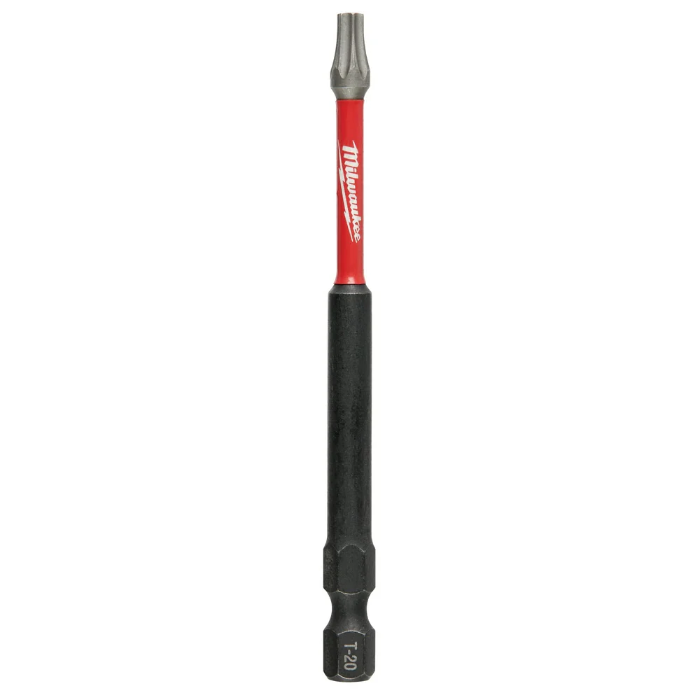 Milwaukee 48-32-4395 SHOCKWAVE™ 3-1/2 in. Impact Torx® T20 Power Bits (25 Pack) - Mactool Shop