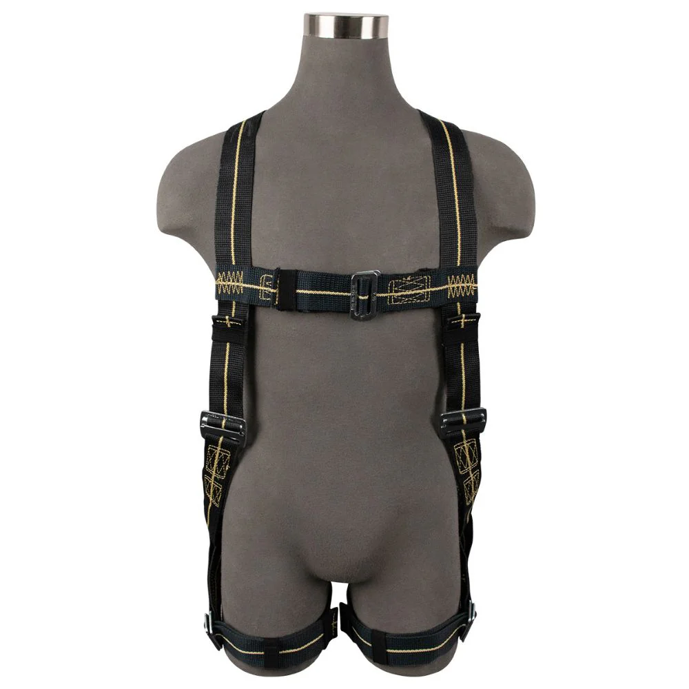 Safewaze FS77325-FR-S Welding Full Body Harness: 1D, Kevlar® Web, Mb Chest, Mb Legs - Mactool Shop