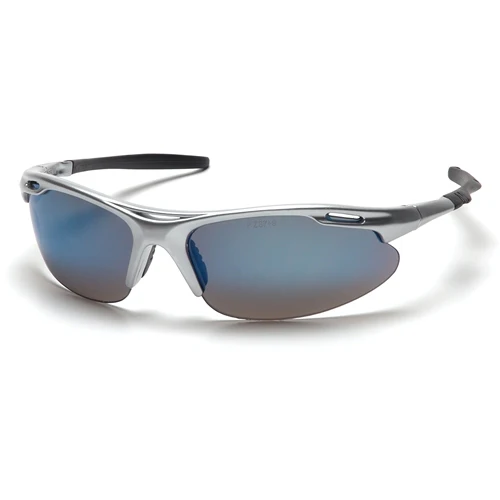 Pyramex SS4585D Avante Eyewear Ice Blue Mirror Lens with Silver Frame - Mactool Shop